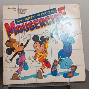 Walt Disney - Mousercise - Includes Illustrated "Mousercise"  Booklet - 1982